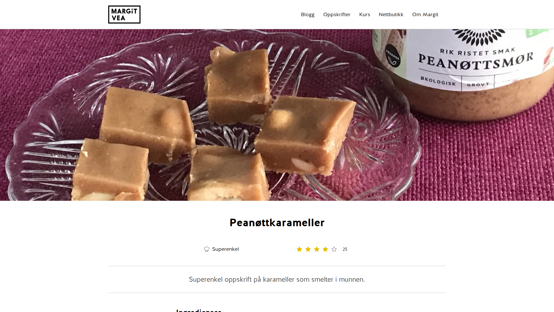 Peanøttkarameller