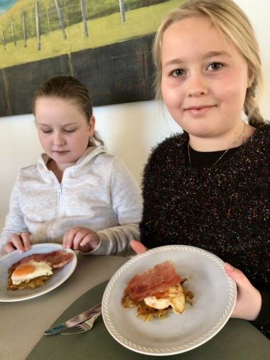 Røstipoteter til frokost