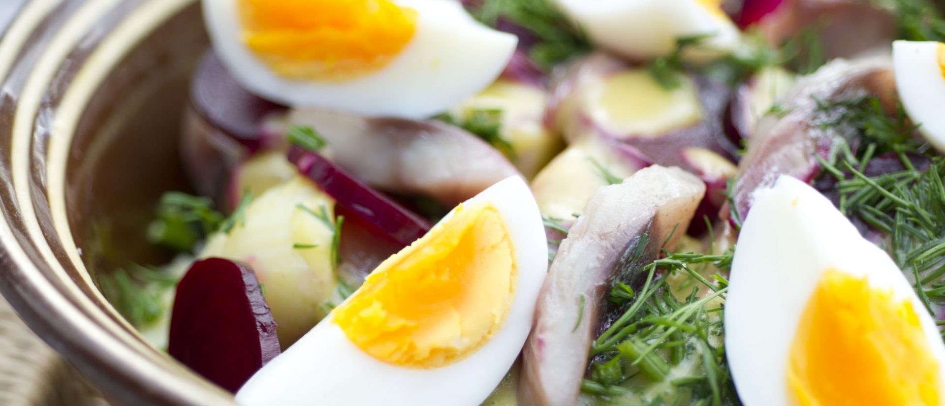 Sommerlig sildesalat