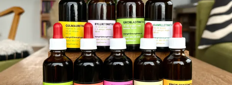 Bruk og oppbevaring av tinktur