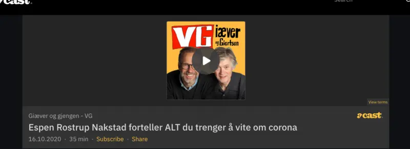 Synsing og skremsel fra assisterende helsedirektør Nakstad