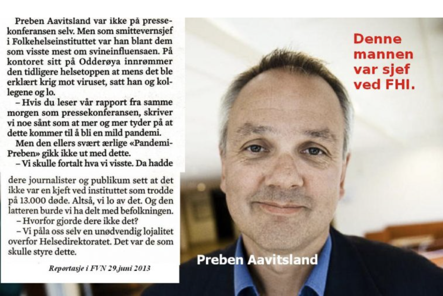 Preben Aavitsland – Denne mannen var sjef ved FHI