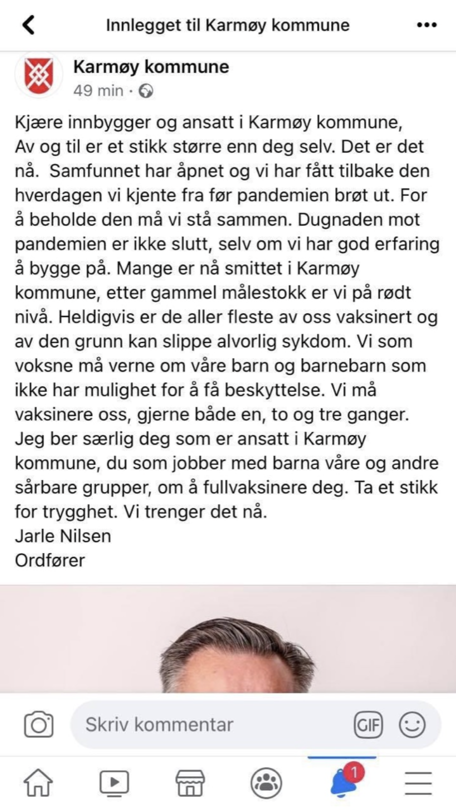 Karmøy kommune innlegg