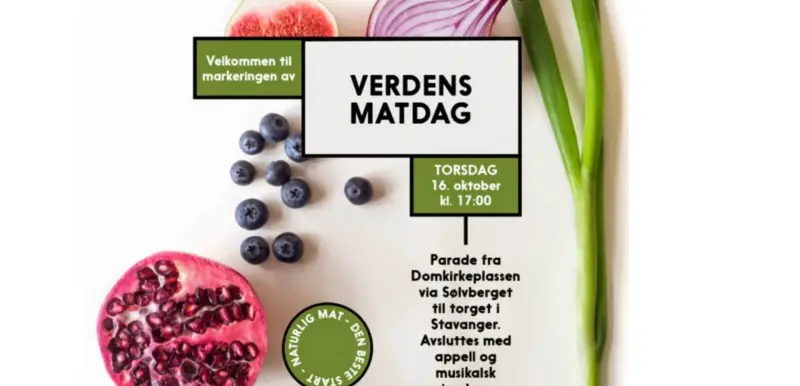 Lansering og markering av Verdens Matdag 16 oktober i Stavanger sentrum!